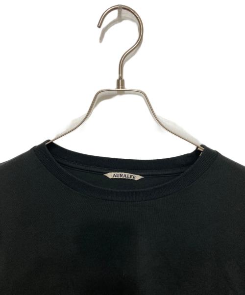 AURALEE（オーラリー）AURALEE (オーラリー) LUSTER PLAITING TEE ブラック サイズ:5の古着・服飾アイテム