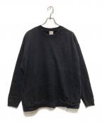 Snow peakスノーピーク）の古着「RECYCLED COTTON SWEAT CREWNECK」｜ブラック