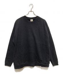 Snow peak（スノーピーク）の古着「RECYCLED COTTON SWEAT CREWNECK」｜ブラック