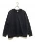 Snow peak（スノーピーク）の古着「RECYCLED COTTON SWEAT CREWNECK」｜ブラック