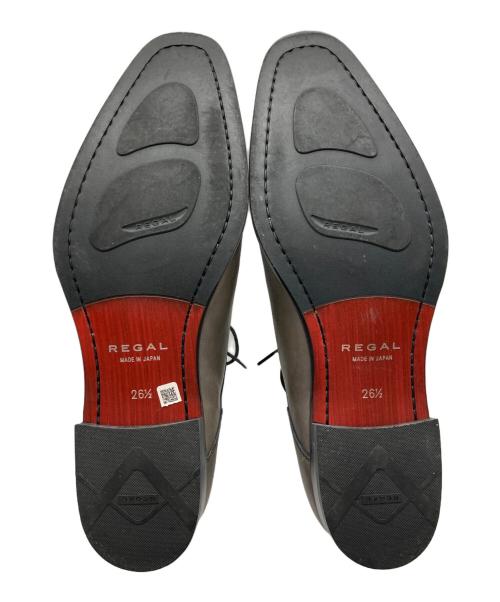 REGAL（リーガル）REGAL (リーガル) ロングノーズストレートチップシューズ グレー サイズ:SIZE 261/2の古着・服飾アイテム