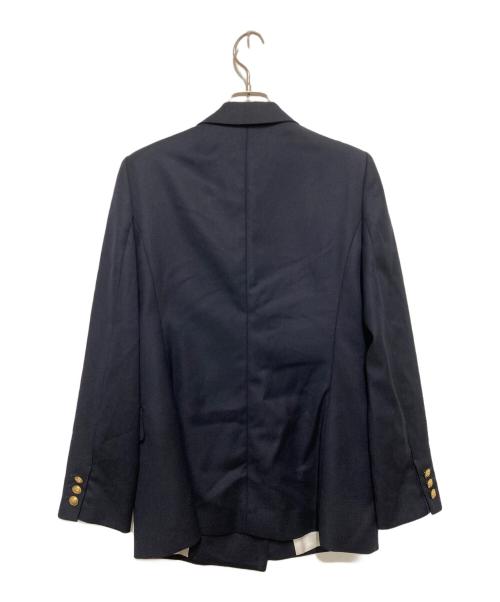 ANAYI（アナイ）ANAYI (アナイ) ウールツイルダブルジャケット ネイビー サイズ:38の古着・服飾アイテム