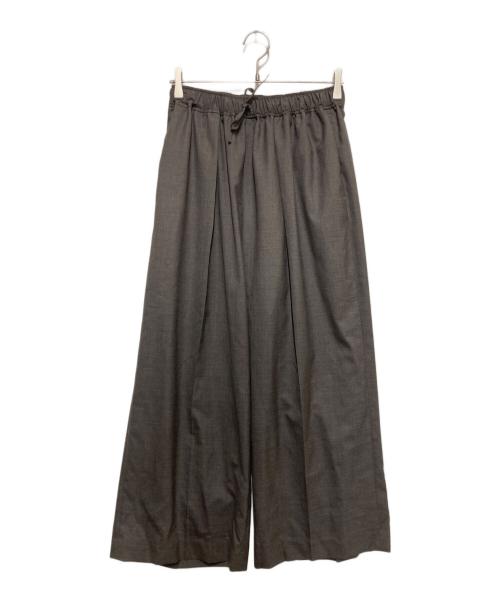 POSTELEGANT（ポステレガント）POSTELEGANT (ポステレガント) Wool Ex Wide Trousers ブラウン サイズ:S 未使用品の古着・服飾アイテム