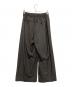 POSTELEGANT (ポステレガント) Wool Ex Wide Trousers ブラウン サイズ:S 未使用品：15000円