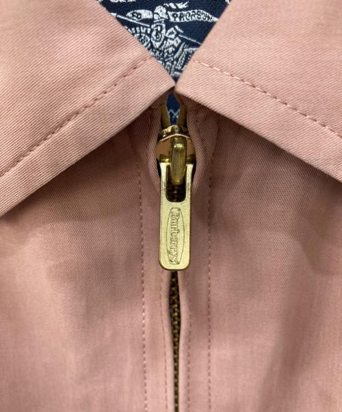 Burberry's（バーバリーズ）Burberry's (バーバリーズ) 裏地ノバチェックスイングトップ ピンク サイズ:Mの古着・服飾アイテム
