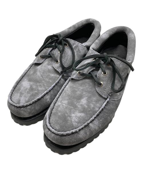 Timberland（ティンバーランド）Timberland (ティンバーランド) 3eye ラグ ハンドソーン ボート シューズ グレー サイズ:28の古着・服飾アイテム