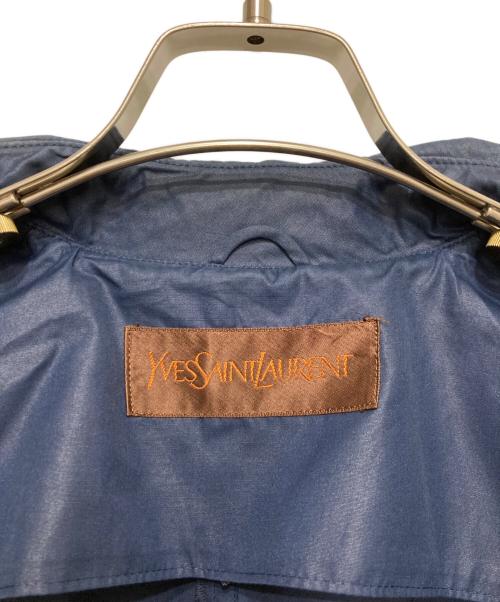 Yves Saint Laurent（イヴサンローラン）Yves Saint Laurent (イヴサンローラン) トレンチコート ネイビー サイズ:9-110の古着・服飾アイテム