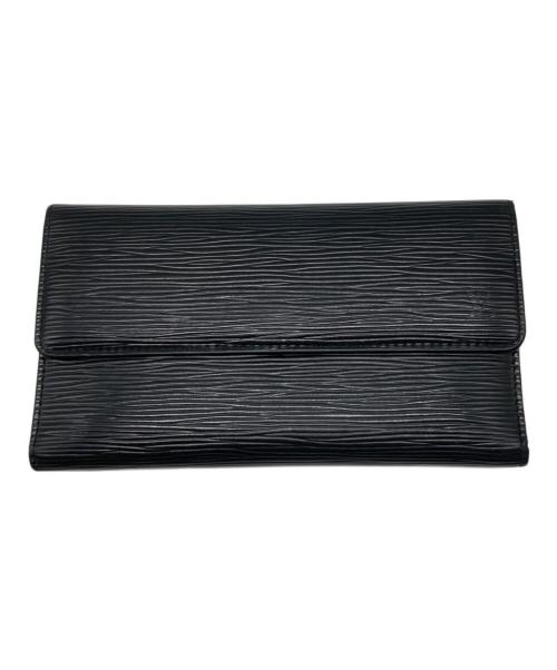 LOUIS VUITTON（ルイ ヴィトン）LOUIS VUITTON (ルイ ヴィトン) 長財布 ブラックの古着・服飾アイテム