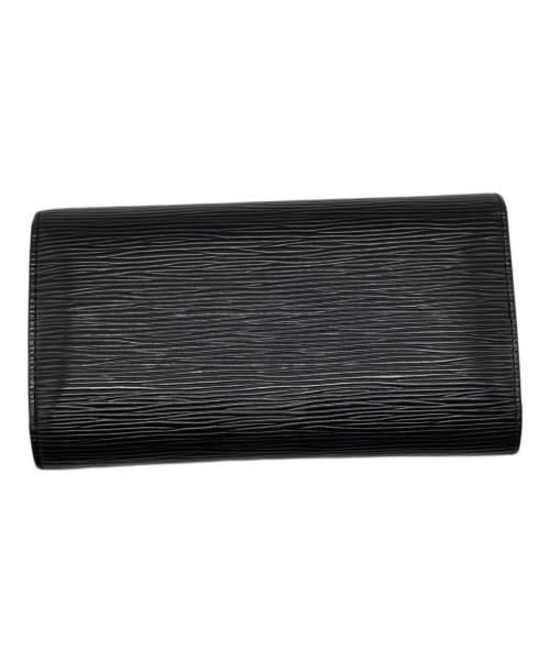 LOUIS VUITTON（ルイ ヴィトン）LOUIS VUITTON (ルイ ヴィトン) 長財布 ブラックの古着・服飾アイテム