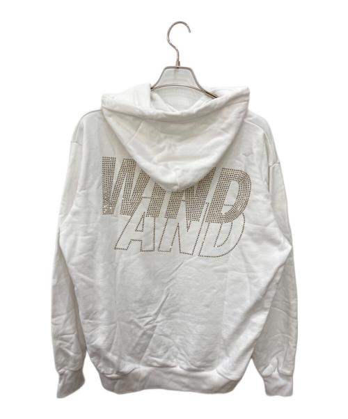 WIND AND SEA（ウィンダンシー）WIND AND SEA (ウィンダンシー) SEA RHINE STONE HOODIE ホワイト サイズ:Ⅼの古着・服飾アイテム