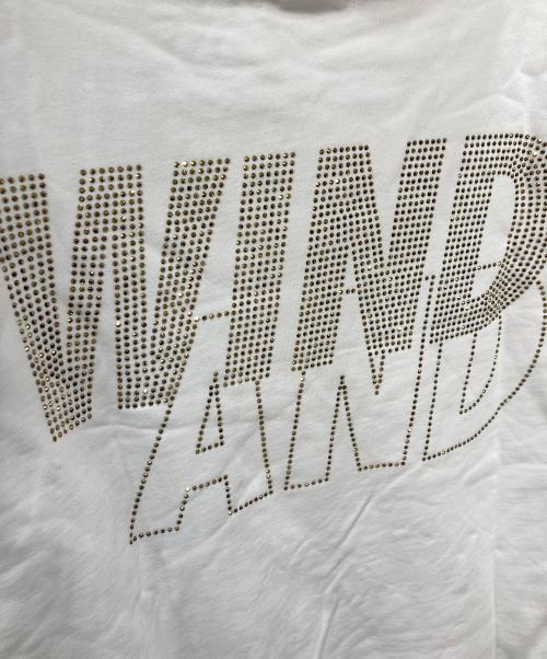 WIND AND SEA（ウィンダンシー）WIND AND SEA (ウィンダンシー) SEA RHINE STONE HOODIE ホワイト サイズ:Ⅼの古着・服飾アイテム