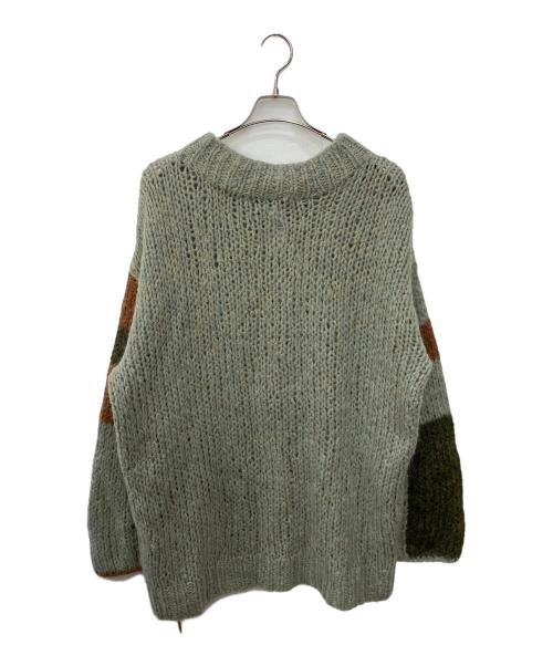 UNUSED（アンユーズド）UNUSED (アンユーズド) Hand-Knitting Sweater グリーン サイズ:3の古着・服飾アイテム
