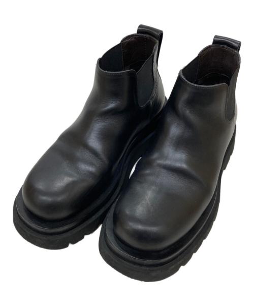 BOTTEGA VENETA（ボッテガベネタ）BOTTEGA VENETA (ボッテガベネタ) ラグ チェルシーアンクルブーツ ブラック サイズ:35の古着・服飾アイテム