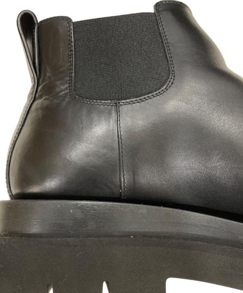 BOTTEGA VENETA（ボッテガベネタ）BOTTEGA VENETA (ボッテガベネタ) ラグ チェルシーアンクルブーツ ブラック サイズ:35の古着・服飾アイテム