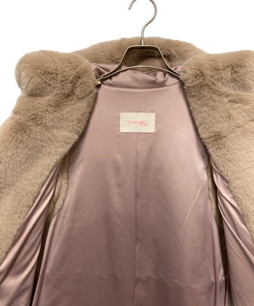 LEMONPLET（レモンプレット）LEMONPLET (レモンプレット) フォックスファーマキシベストフーディ ベージュ サイズ:Sの古着・服飾アイテム