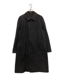 BEAMS F（ビームスエフ）の古着「カシミヤ混ステンカラーコート」｜グレー