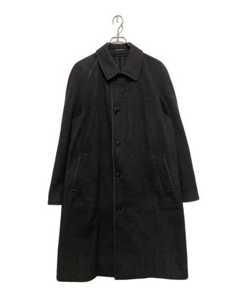 BEAMS F（ビームスエフ）BEAMS F (ビームスエフ) カシミヤ混ステンカラーコート グレー サイズ:36の古着・服飾アイテム