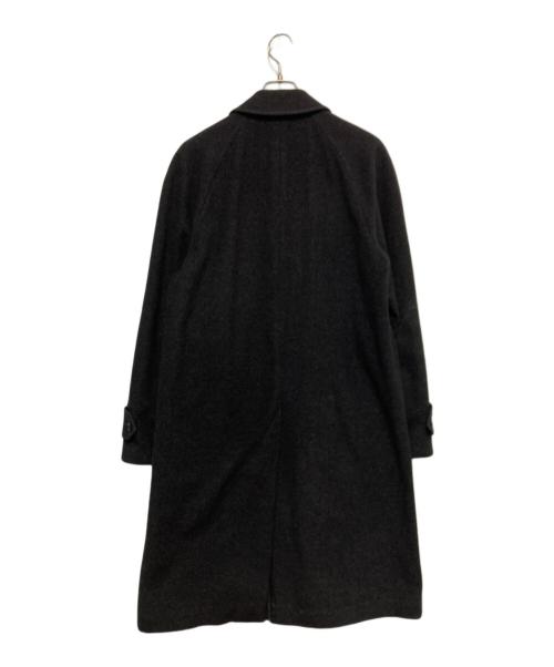 BEAMS F（ビームスエフ）BEAMS F (ビームスエフ) カシミヤ混ステンカラーコート グレー サイズ:36の古着・服飾アイテム