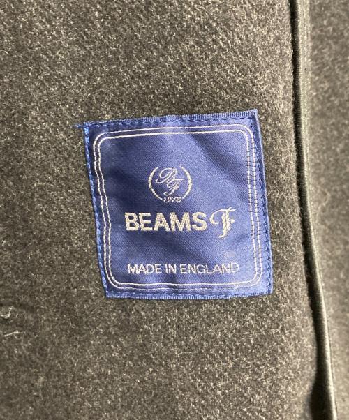 BEAMS F（ビームスエフ）BEAMS F (ビームスエフ) カシミヤ混ステンカラーコート グレー サイズ:36の古着・服飾アイテム