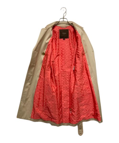 COACH（コーチ）COACH (コーチ) 金釦トレンチコート ベージュ サイズ:Sの古着・服飾アイテム
