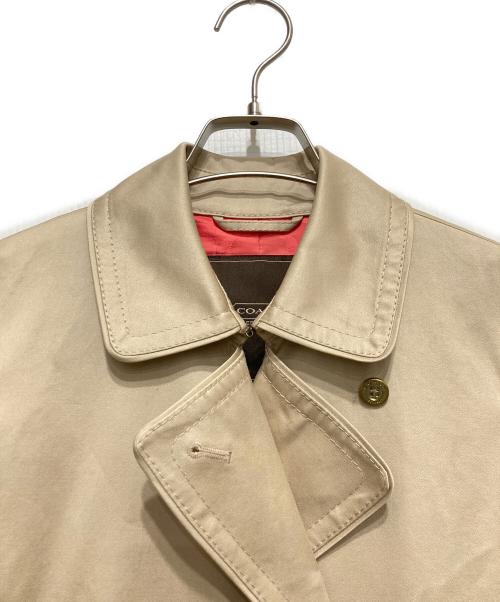 COACH（コーチ）COACH (コーチ) 金釦トレンチコート ベージュ サイズ:Sの古着・服飾アイテム