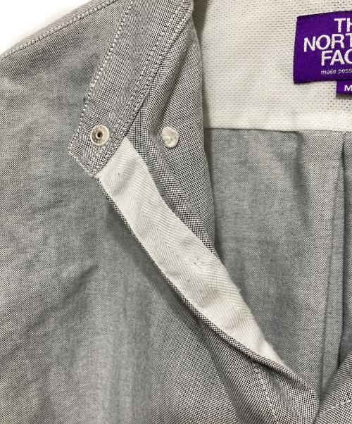 THE NORTHFACE PURPLELABEL（ザ・ノースフェイス パープルレーベル）THE NORTHFACE PURPLELABEL (ザ・ノースフェイス パープルレーベル) ボタンダウンシャツ グレー サイズ:Ⅿの古着・服飾アイテム