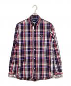 FRED PERRYフレッドペリー）の古着「End On End Rib Shir」｜レッド