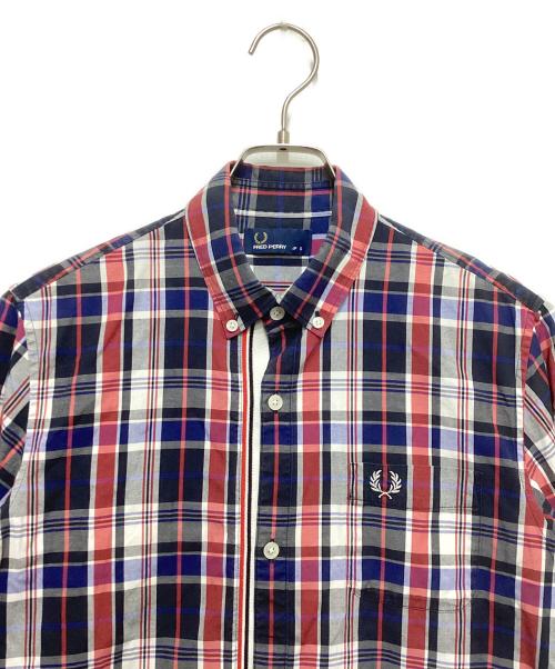 FRED PERRY（フレッドペリー）FRED PERRY (フレッドペリー) End On End Rib Shir レッド サイズ:Sの古着・服飾アイテム