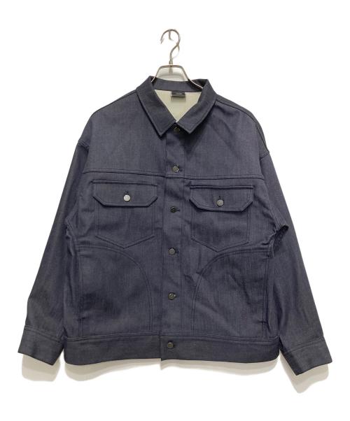NEW BALANCE（ニューバランス）NEW BALANCE (ニューバランス) MET24 Denim Cardigan インディゴ サイズ:Sの古着・服飾アイテム