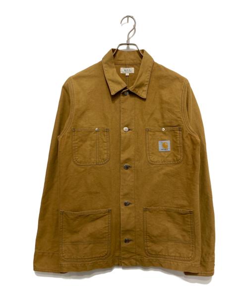 A.P.C.（アーペーセー）A.P.C. (アーペーセー) CARHARTT WIP (カーハート ワーク イン プログレス) チョアコート ブラウン サイズ:Sの古着・服飾アイテム