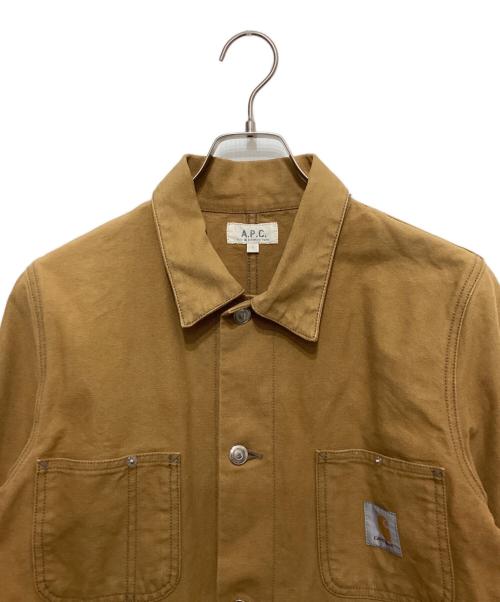 A.P.C.（アーペーセー）A.P.C. (アーペーセー) CARHARTT WIP (カーハート ワーク イン プログレス) チョアコート ブラウン サイズ:Sの古着・服飾アイテム