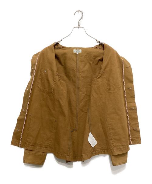 A.P.C.（アーペーセー）A.P.C. (アーペーセー) CARHARTT WIP (カーハート ワーク イン プログレス) チョアコート ブラウン サイズ:Sの古着・服飾アイテム