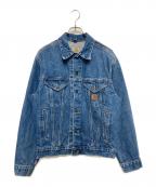 CarHarttカーハート）の古着「90’s デニムトラッカージャケット」｜ブルー