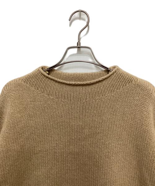 Conte（コンテ）conte (コンテ) アゼ クルーネックニット ベージュ サイズ:不明の古着・服飾アイテム