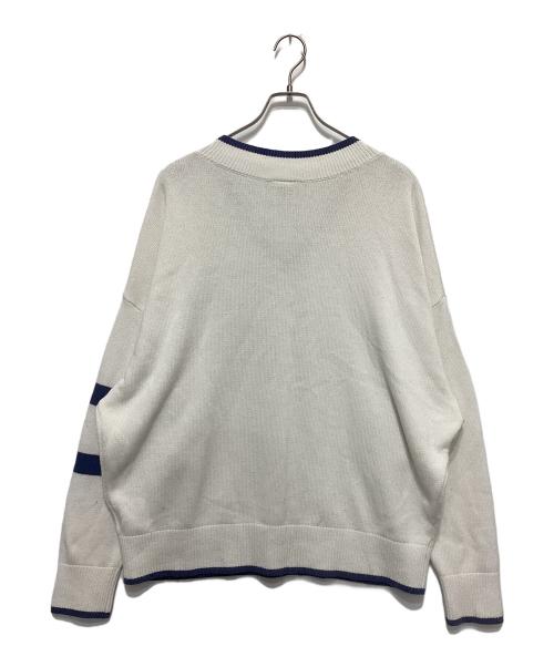NIKE SPORTS WEAR（ナイキスポーツウェア）NIKE SPORTS WEAR (ナイキスポーツウェア) NIKE AS M NSW NIKE TREND SWEATER SAIL ホワイト×ブルー サイズ:XLの古着・服飾アイテム