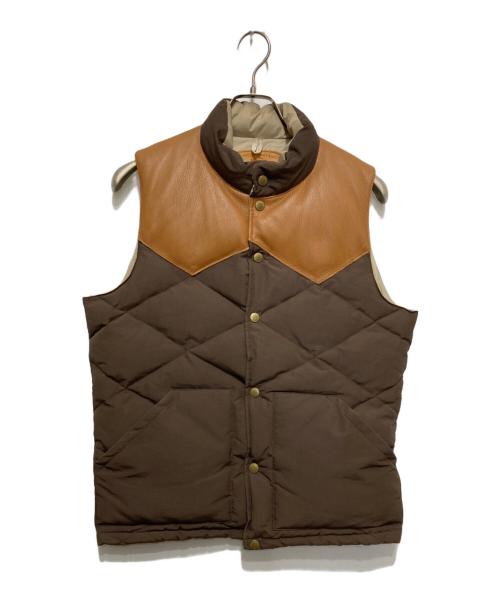 Pherrow's（フェローズ）PHERROW'S (フェローズ) Northern Explorer Down Vest（ノーザンエクスプローラーダウンベスト） ブラウン サイズ:38の古着・服飾アイテム