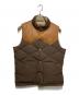 PHERROW'S（フェローズ）の古着「Northern Explorer Down Vest（ノーザンエクスプローラーダウンベスト）」｜ブラウン