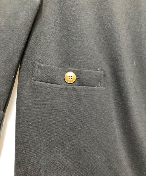 BLUE LABEL CRESTBRIDGE（ブルーレーベルクレストブリッジ）BLUE LABEL CRESTBRIDGE (ブルーレーベルクレストブリッジ) 金ボタンワンピース ブラック サイズ:38の古着・服飾アイテム