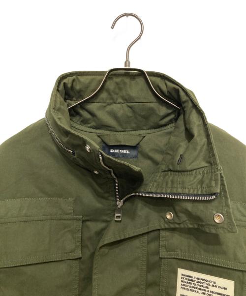 DIESEL（ディーゼル）DIESEL (ディーゼル) J-TOUCHIN M-65ジャケット グリーン サイズ:XSの古着・服飾アイテム