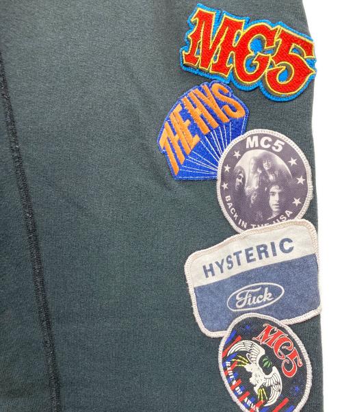 mc5（エムシーファイブ）mc5 (エムシーファイブ) Hysteric Glamour (ヒステリックグラマー) スウェットパンツ ブラック サイズ:FREEの古着・服飾アイテム