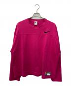 NIKE×stussyナイキ×ステューシー）の古着「Long Sleeve Top Fireberry」｜ピンク