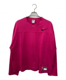 NIKE×stussy（ナイキ×ステューシー）の古着「Long Sleeve Top Fireberry」｜ピンク
