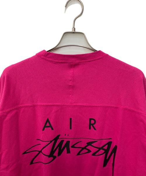 NIKE（ナイキ）NIKE (ナイキ) stussy (ステューシー) Long Sleeve Top Fireberry ピンク サイズ:Ⅼの古着・服飾アイテム