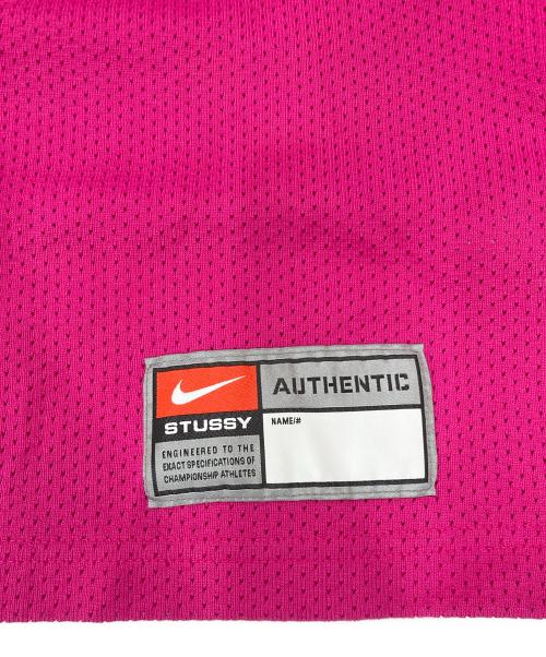 NIKE（ナイキ）NIKE (ナイキ) stussy (ステューシー) Long Sleeve Top Fireberry ピンク サイズ:Ⅼの古着・服飾アイテム