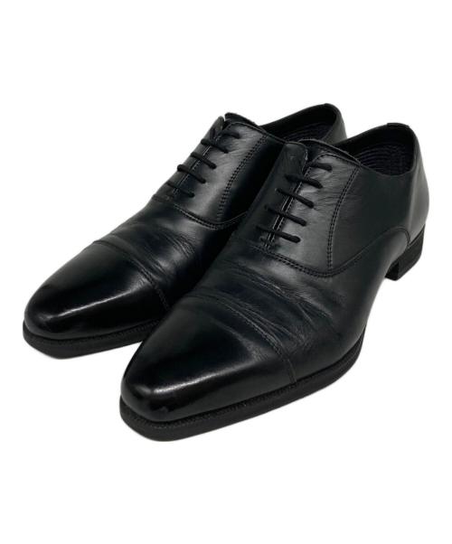 Modello madras（モデロマドラス）MODELLO madras (モデロマドラス) ゴアテックスストレートチップシューズ ブラック サイズ:26の古着・服飾アイテム