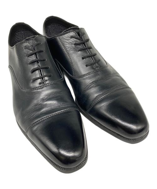 Modello madras（モデロマドラス）MODELLO madras (モデロマドラス) ゴアテックスストレートチップシューズ ブラック サイズ:26の古着・服飾アイテム