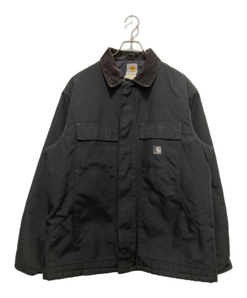 CarHartt（カーハート）CarHartt (カーハート) Extremes Arctic Quilt-Lined Yukon Coat ブラック サイズ:Lの古着・服飾アイテム