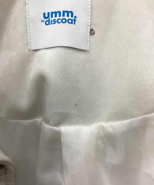 umm.Discoat（ディスコート）umm.Discoat (ディスコート) ベロア刺繍キルティングジャケット ホワイト サイズ:FREEの古着・服飾アイテム