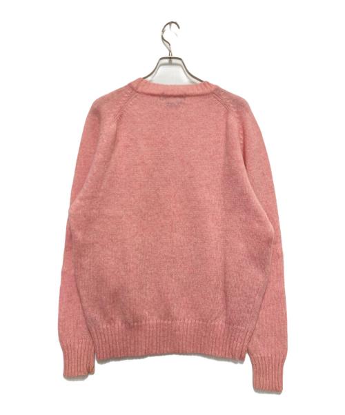 POLO RALPH LAUREN（ポロ・ラルフローレン）POLO RALPH LAUREN (ポロ・ラルフローレン) ウールニット ピンク サイズ:Lの古着・服飾アイテム
