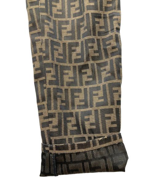 FENDI（フェンディ）FENDI (フェンディ) ズッカ柄総柄パンツ ブラック サイズ:30の古着・服飾アイテム